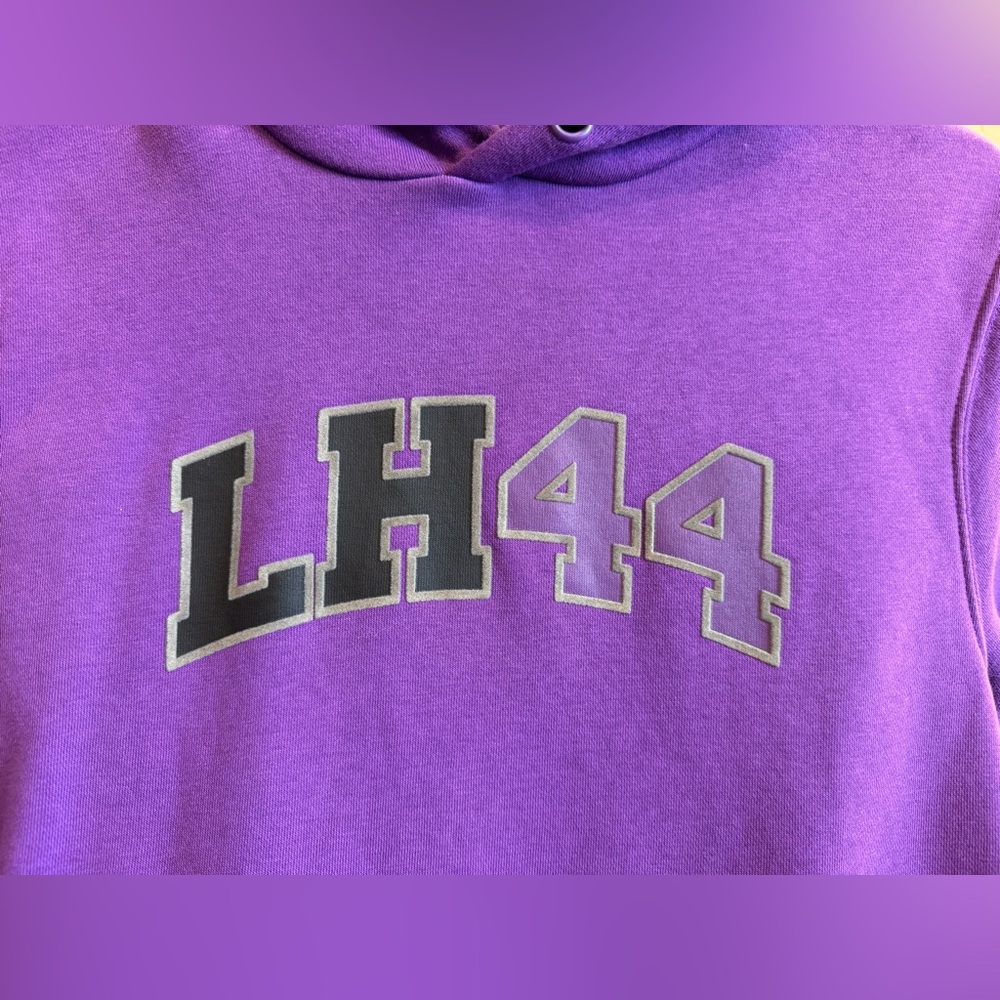 Mercedes F1 AMG Petronas Lewis Hamilton 44 Purple Hoodie size small - Picture 2 of 5